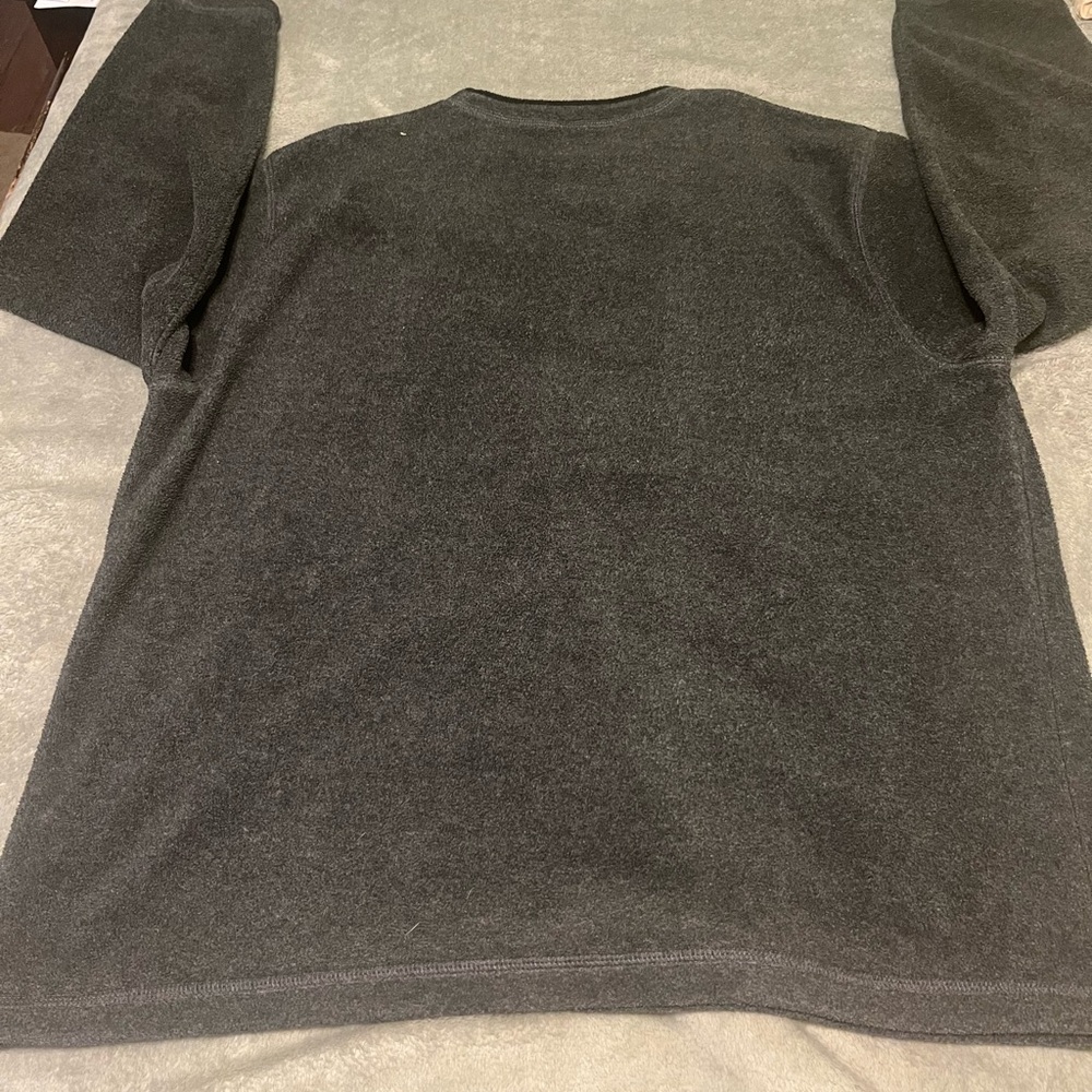Nautica Jeans Men’s Charcoal Gray Crewneck Sweatshirt – Embroidered Logo - Picture 3 of 4